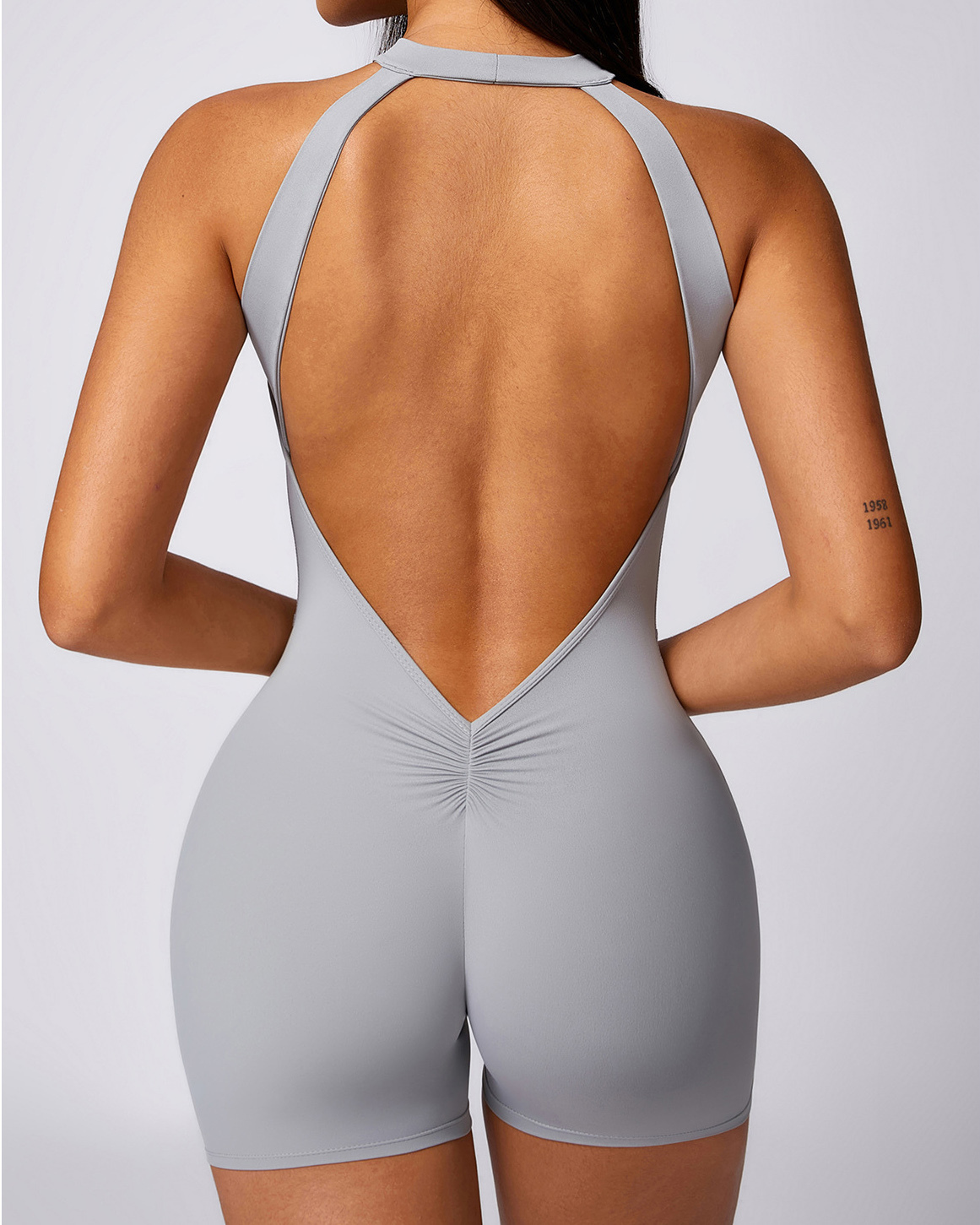 Customized Breathable tight sports one-piece fitness clothing