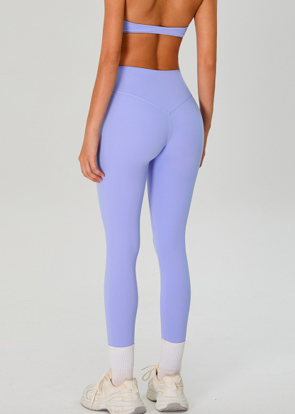 Customized Nylon-spandex brushed sports leggings