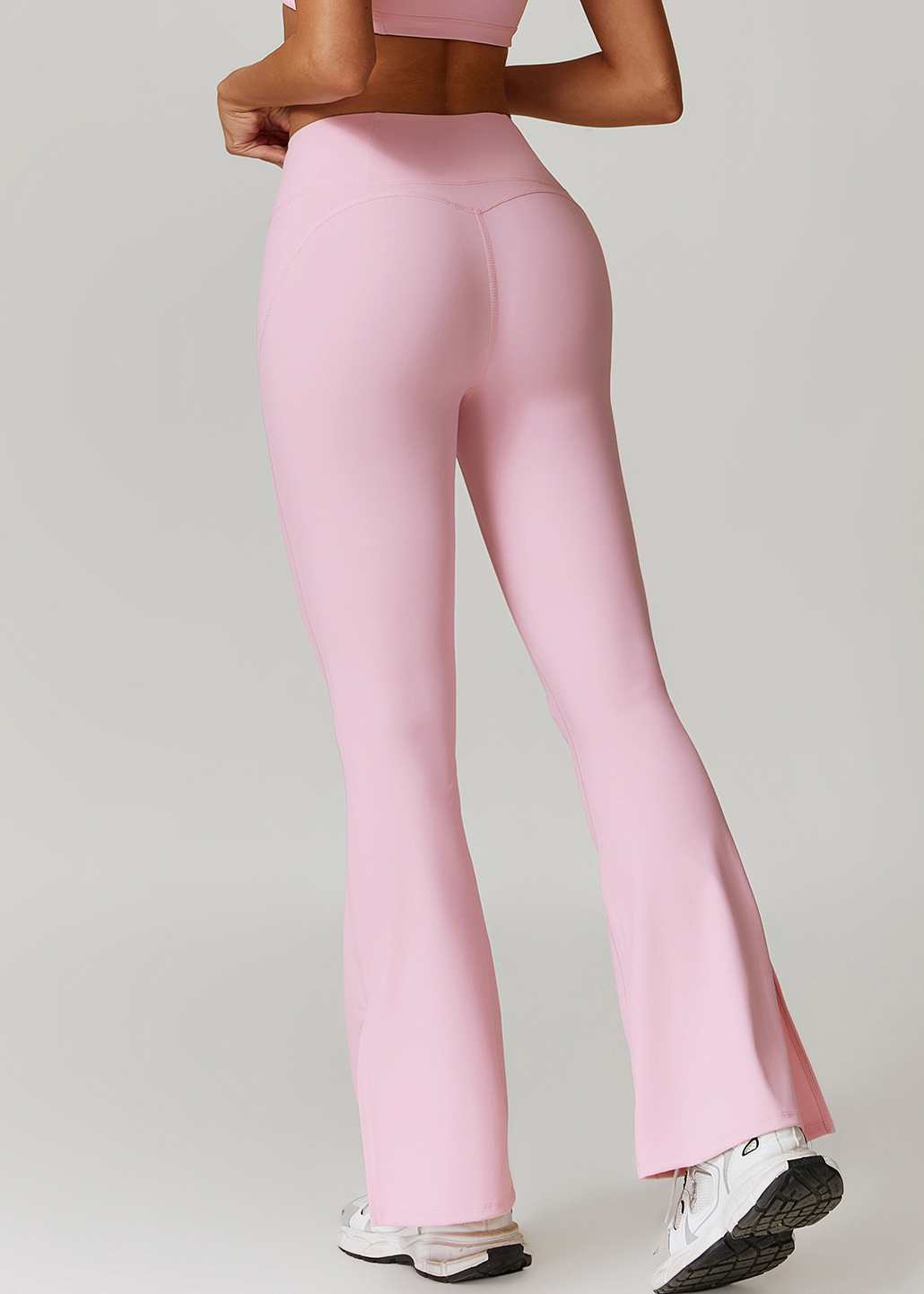 Customized Hip-lift flared wide-leg pants