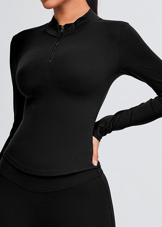 Customized Stand collar long sleeve yoga suit