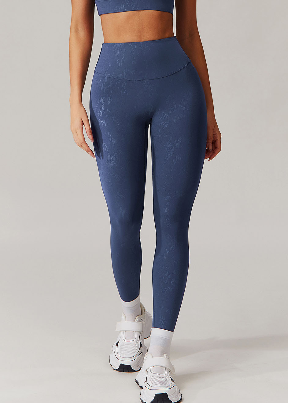 Customized High waist gold foil casual yoga pants