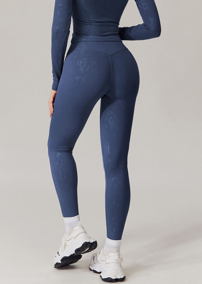 Customized High waist gold foil casual yoga pants