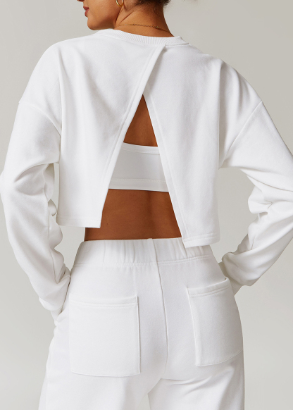 Customized autumn and winter round neck sports sweatshirt