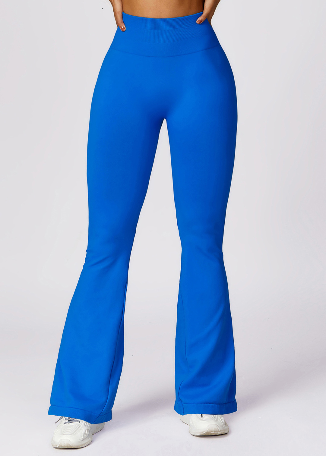 Customized Skinny Seamless Hip Lifting Yoga Flared Pants