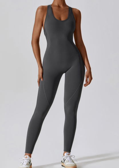 Customized tight one-piece hollow back yoga wear