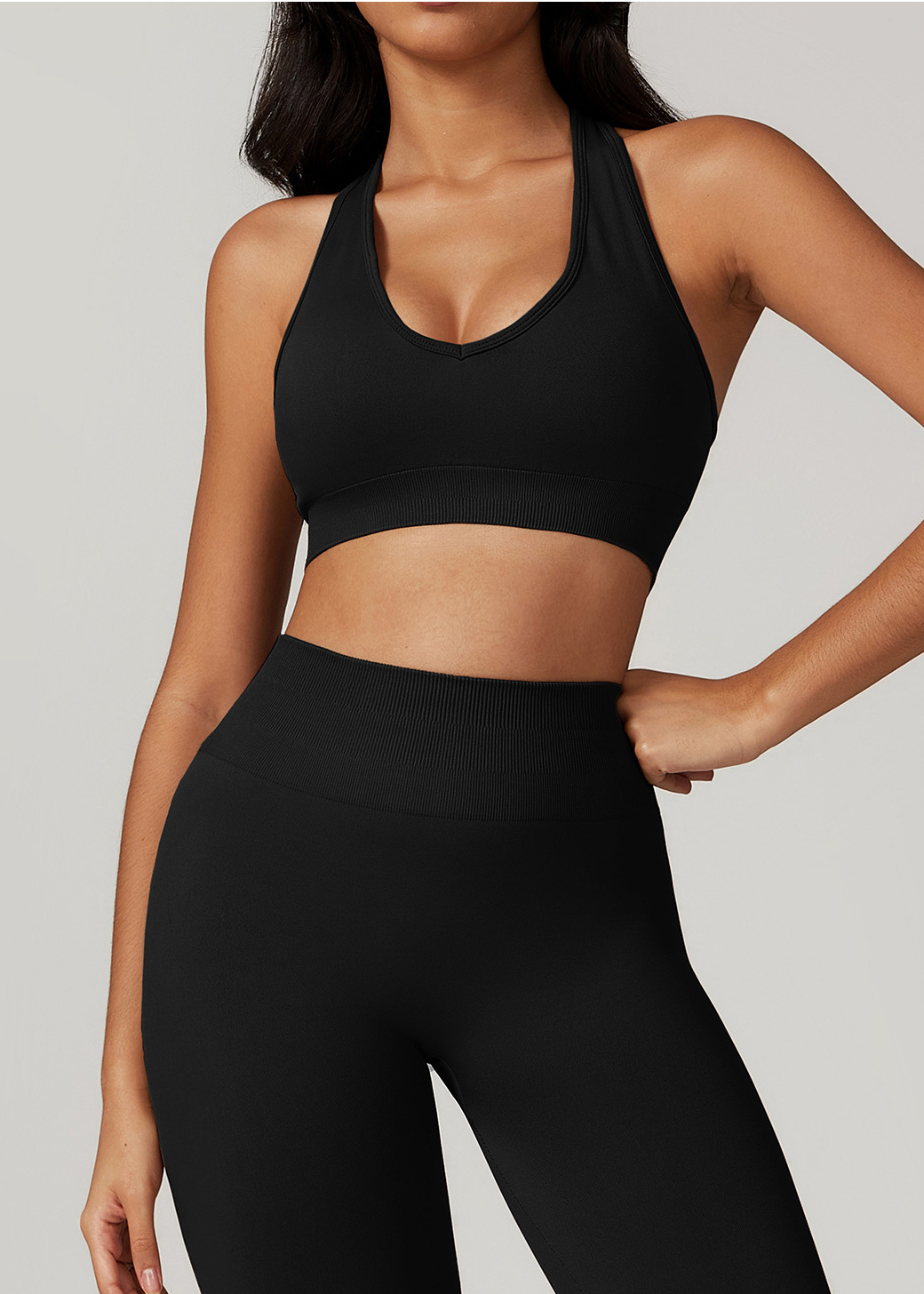 Customized Seamless Yoga Bra Nude