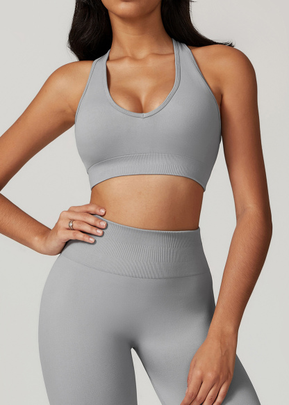 Customized Seamless Yoga Bra Nude