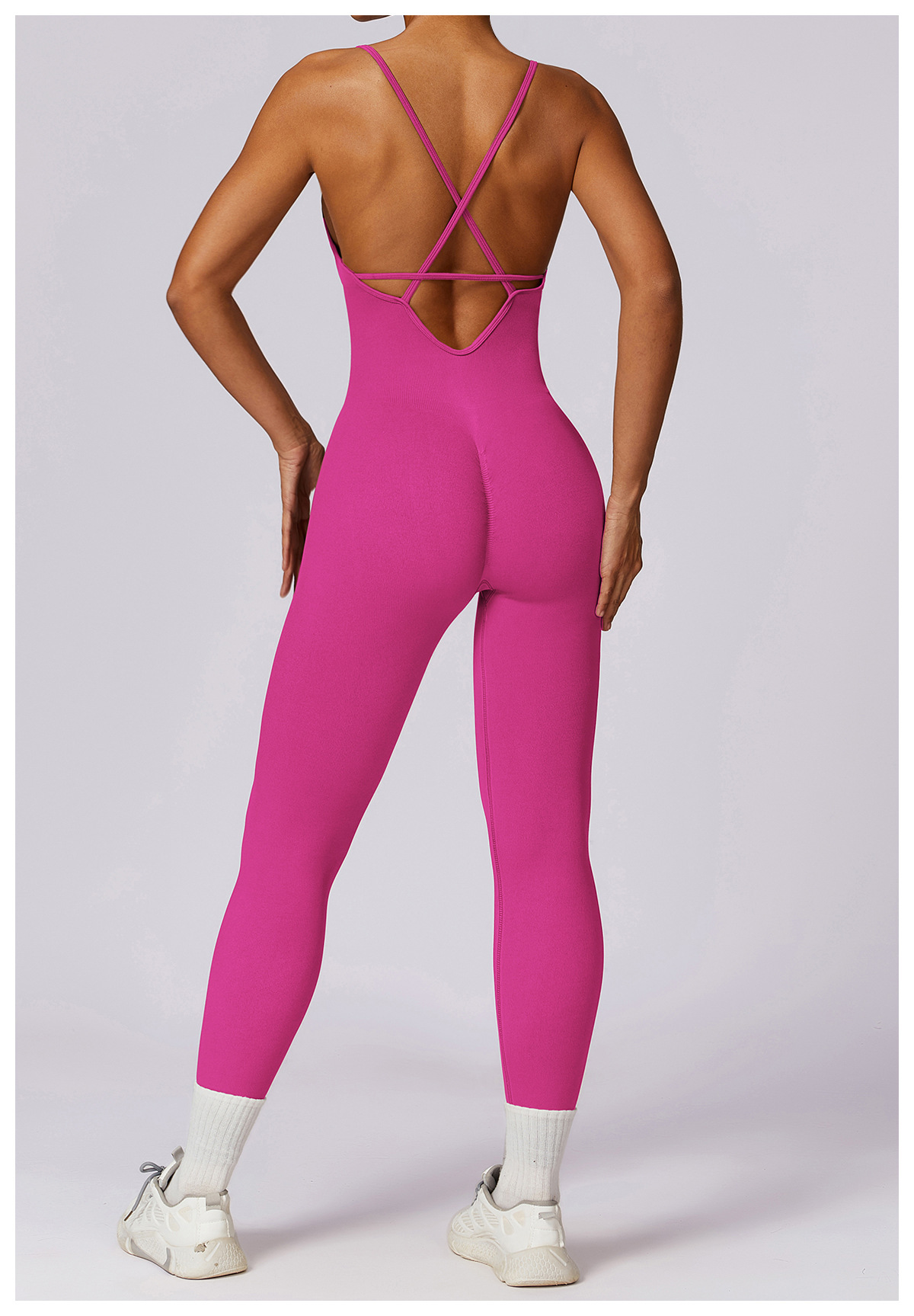 Customized seamless Sling One Piece Fitness Bodysuit