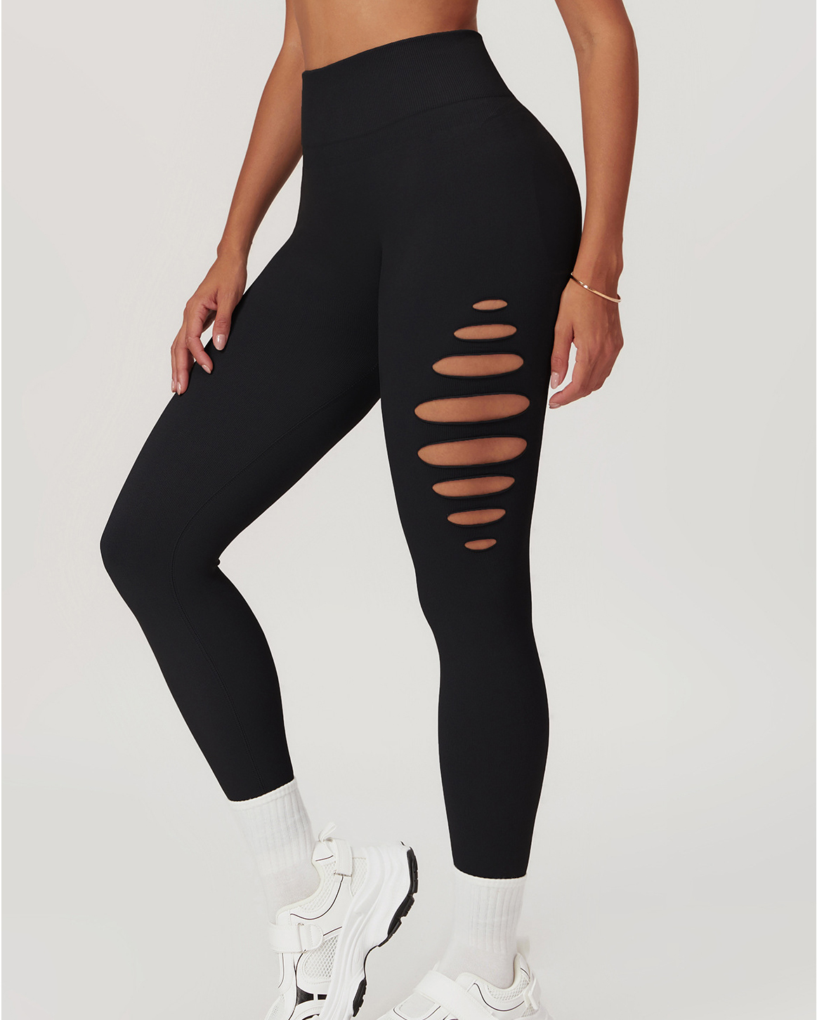 customized Cutout Seamless Skinny Yoga Pants