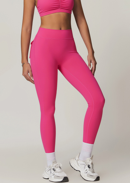Customized Skinny High Waist Yoga Pants with Pockets