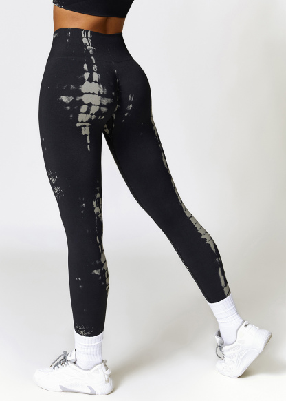 Custom Printed Seamless High Waist Yoga Pants Camouflage