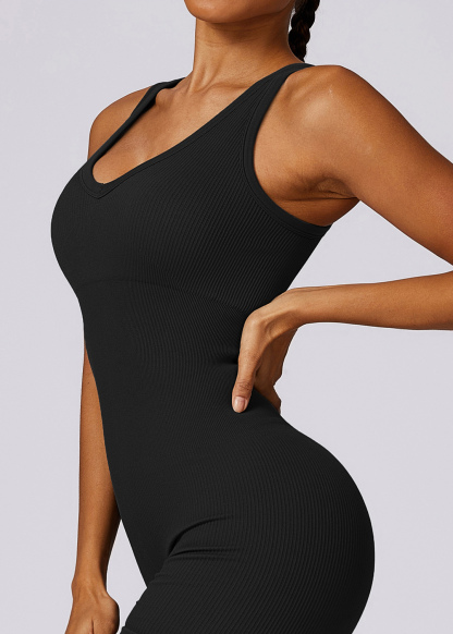 Customized Tummy Tuck Seamless Tight Yoga Bodysuit