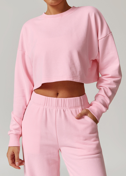 Customized autumn and winter round neck sports sweatshirt