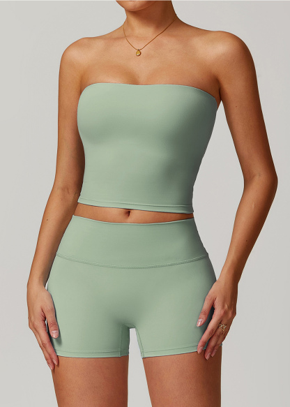 Customized Strapless Yoga Tank Top