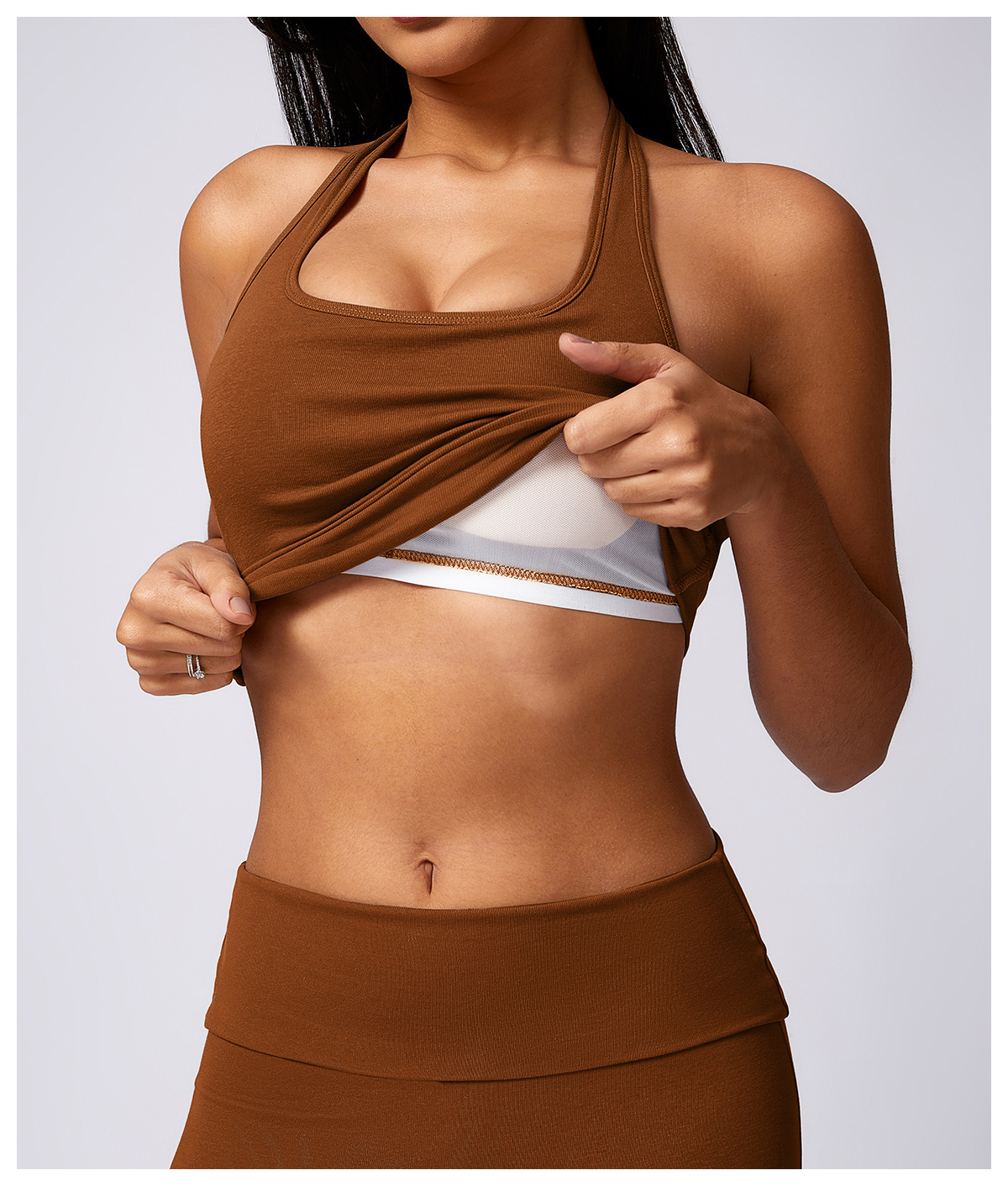 Customized Shockproof Running Fitness Yoga Tank Top