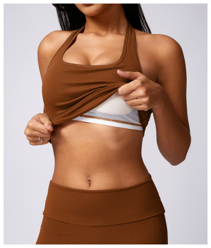 Customized Shockproof Running Fitness Yoga Tank Top