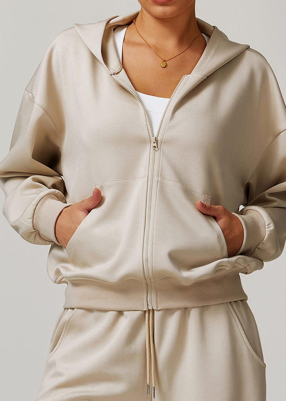 Customized Sports Sweatshirt Pure Color Casual