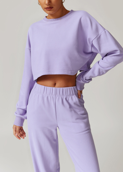 Customized autumn and winter round neck sports sweatshirt