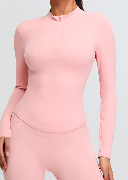 Customized Stand collar long sleeve yoga suit