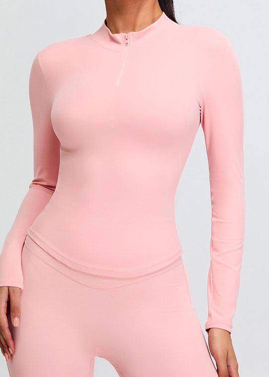 Customized Stand collar long sleeve yoga suit