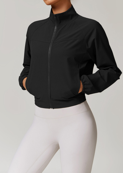 Customized Quick-drying stand collar sports jacket