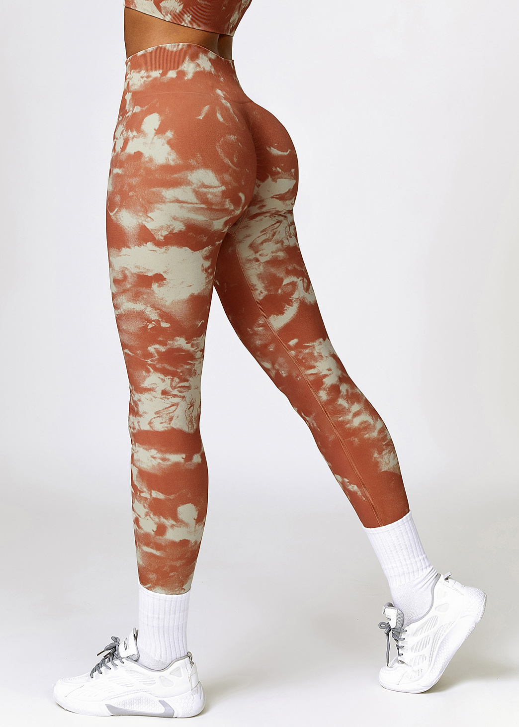 Custom Printed Seamless High Waist Yoga Pants Camouflage