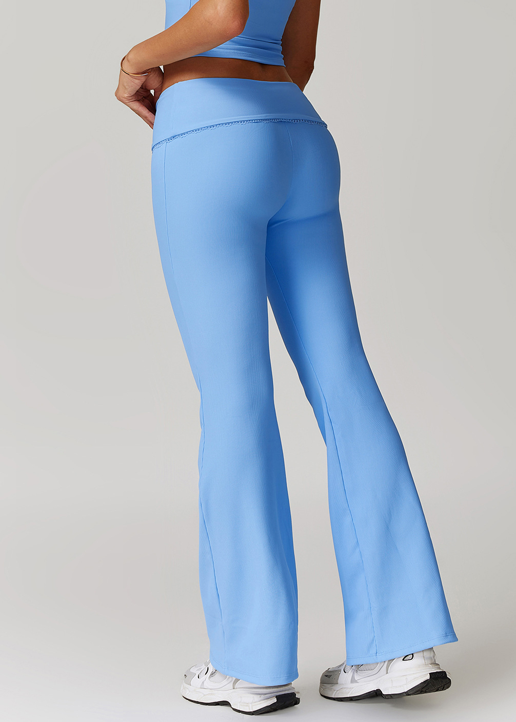 Customized Skinny high waist yoga flared pants