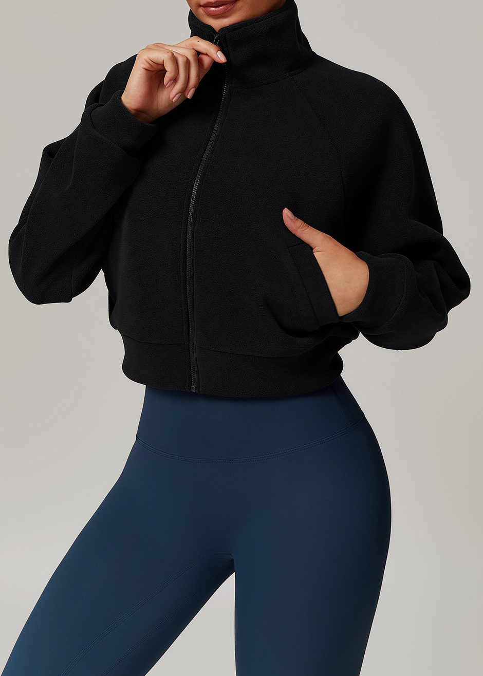 Customized Yoga wear warm jacket
