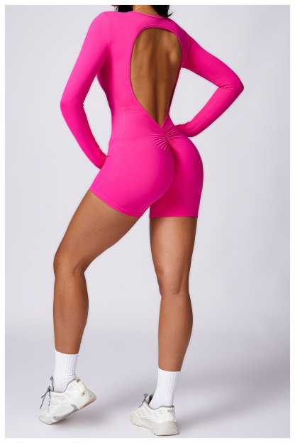 Customized Quick Dry Hip Lift Back Yoga Bodysuit