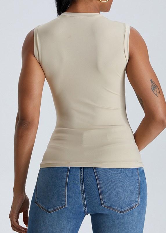 Customized Sleeveless Slim Fit Yoga Tank Top