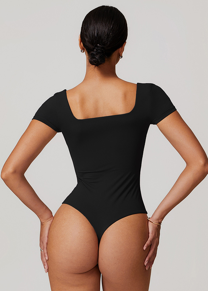 Customized Brushed Skinny Tunic Bodysuit