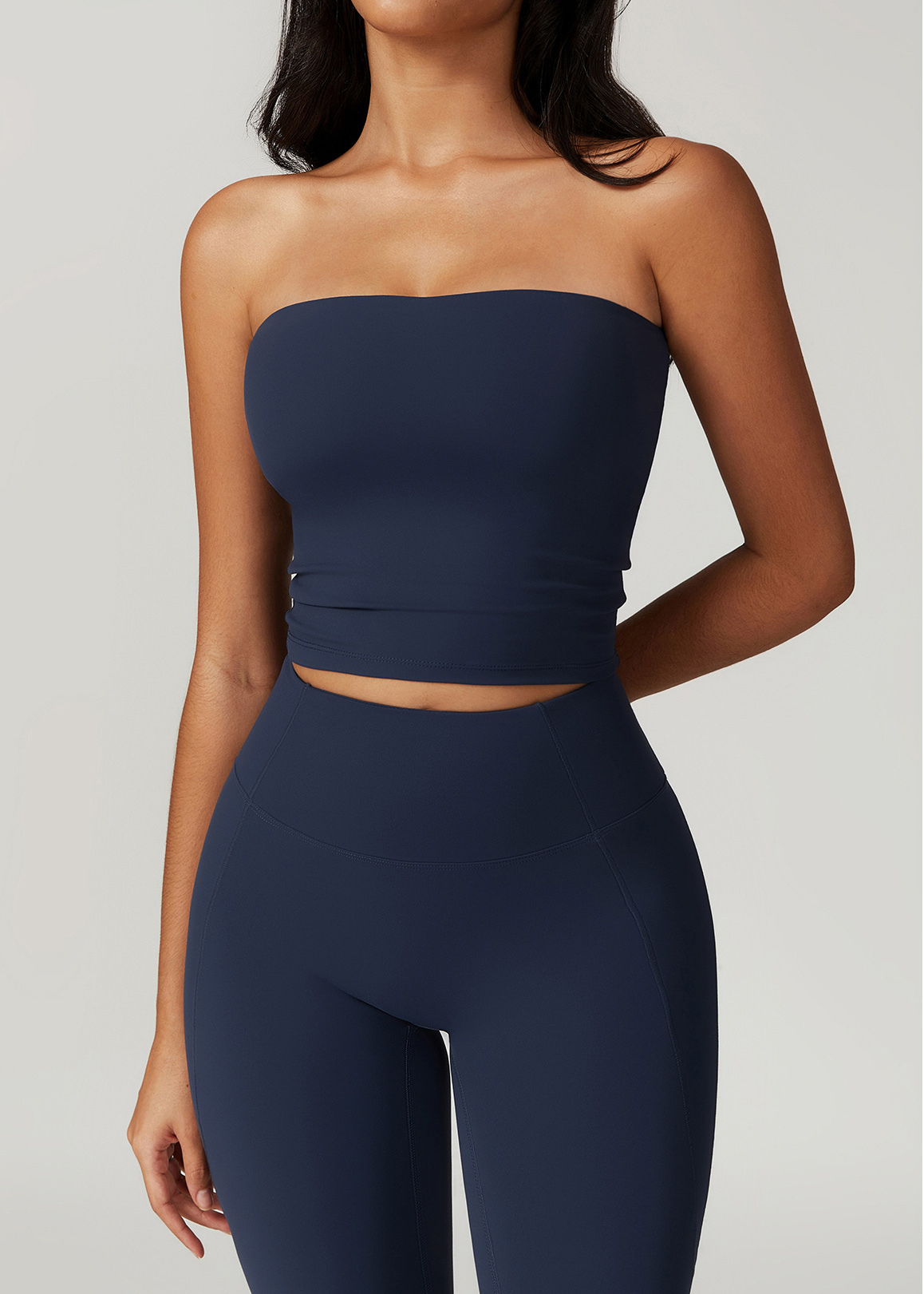 Customized Strapless Yoga Tank Top