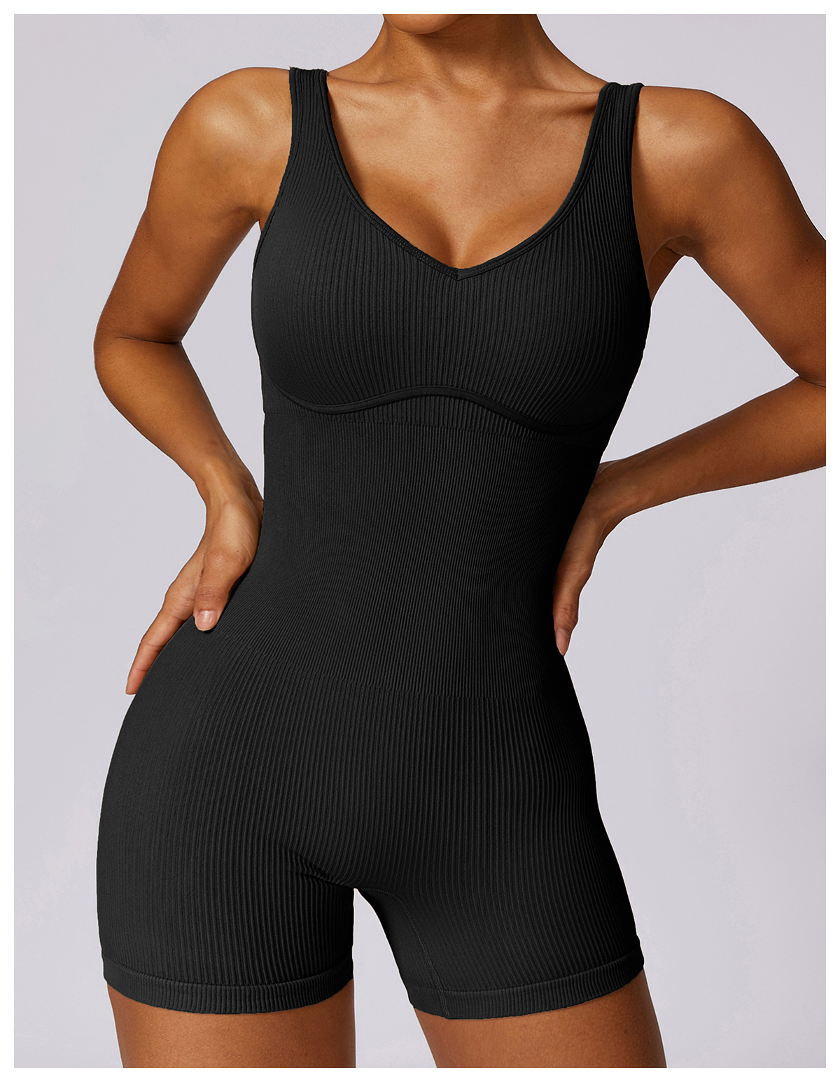 Customized High Strength Seamless Backless One-piece Yoga Wear