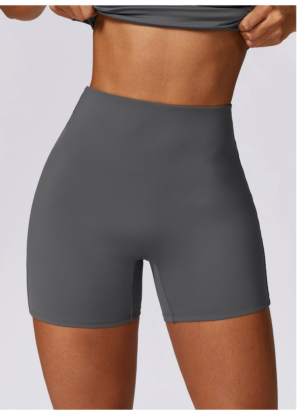 Customized Hip Lifting High Waist Yoga Shorts