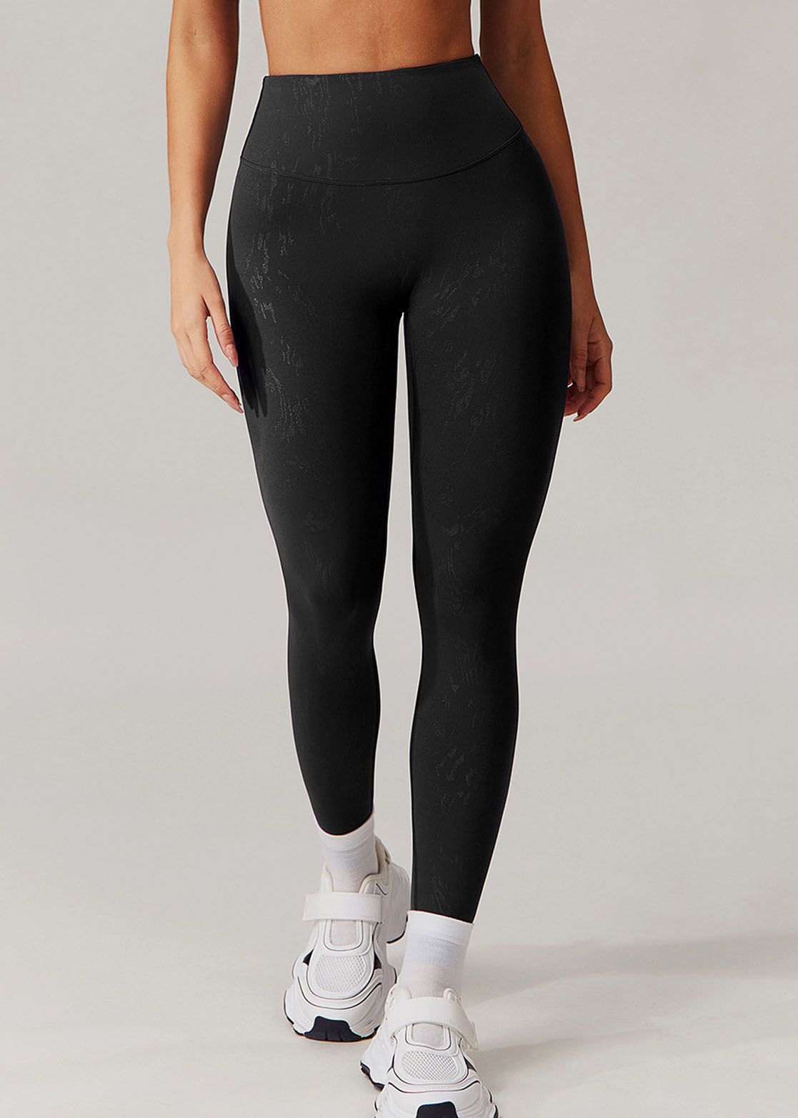 Customized High waist gold foil casual yoga pants