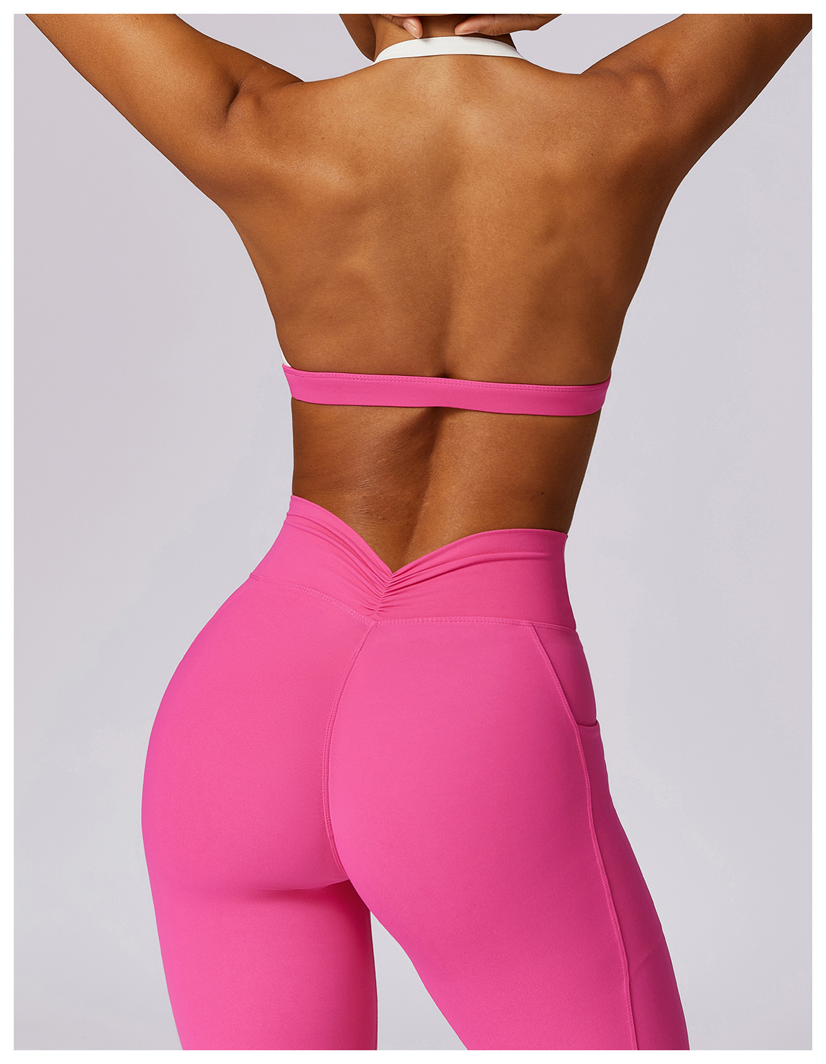 Customized Hanging Neck Anti-Shock Back Yoga Wear Bra