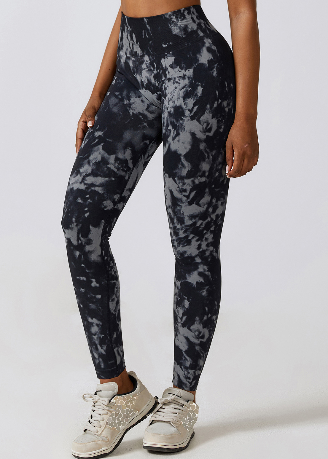 Custom Printed Seamless High Waist Yoga Pants Camouflage