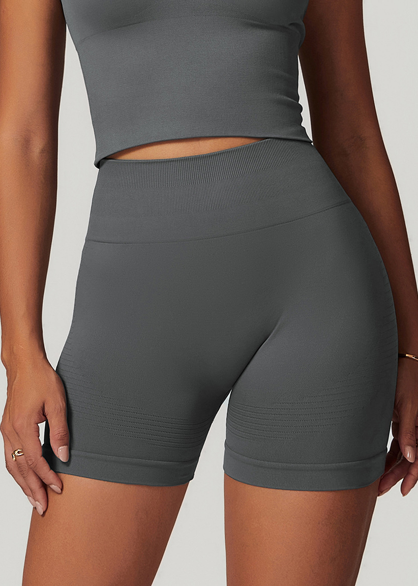 Customized Seamless Skinny High Waist Yoga Shorts