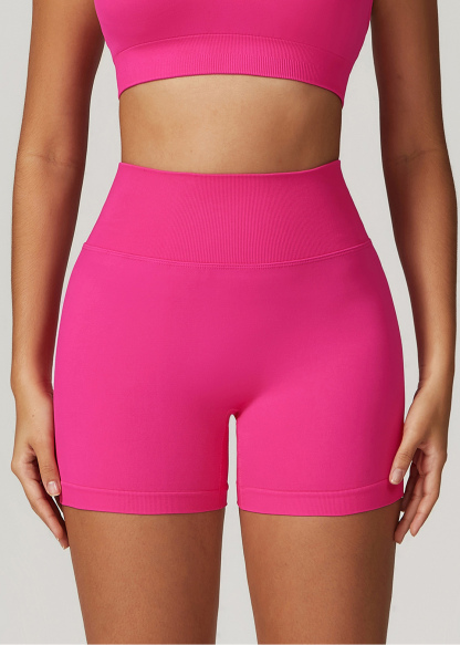Customized Seamless High Waist Yoga Shorts