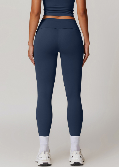 Customized Folded High Waist Fitness Pants