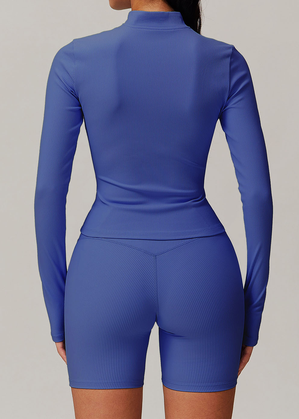 Customized Stand collar long sleeve yoga suit