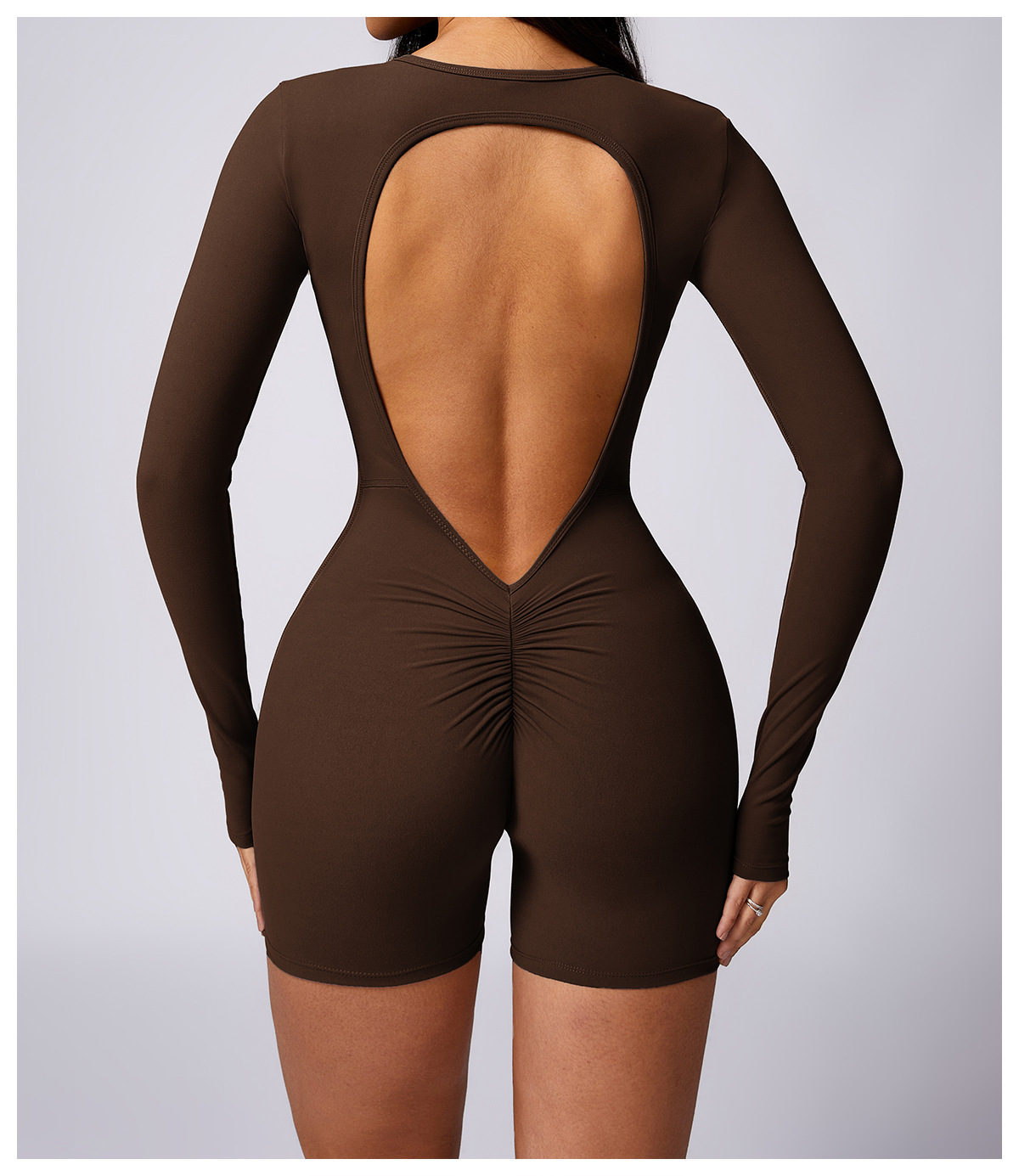 Customized Quick Dry Hip Lift Back Yoga Bodysuit