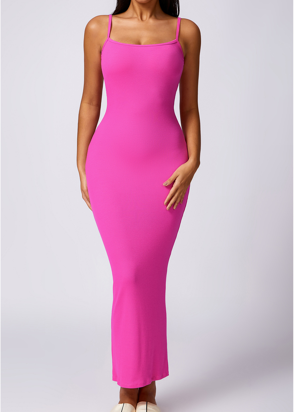 Customized Slim package hip dress threaded