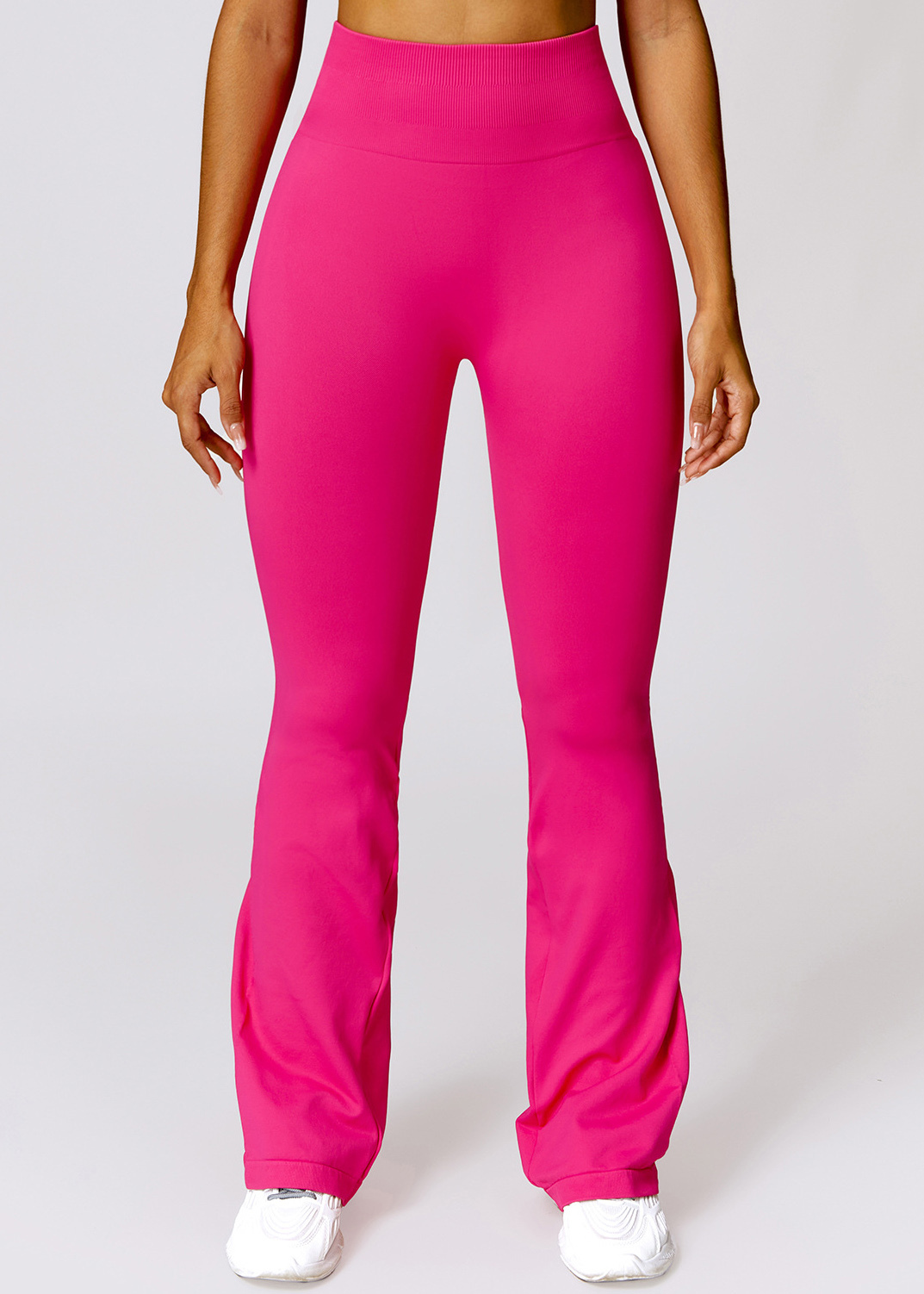 Customized Skinny Seamless Hip Lifting Yoga Flared Pants