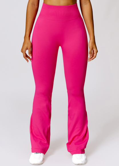Customized Skinny Seamless Hip Lifting Yoga Flared Pants