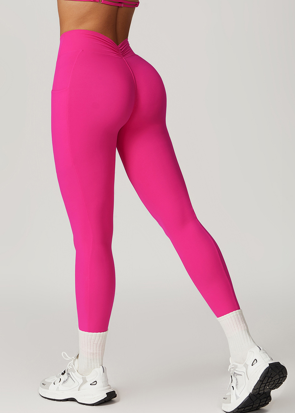 Customized Stretch Fabric Hip Lifting Yoga Pants