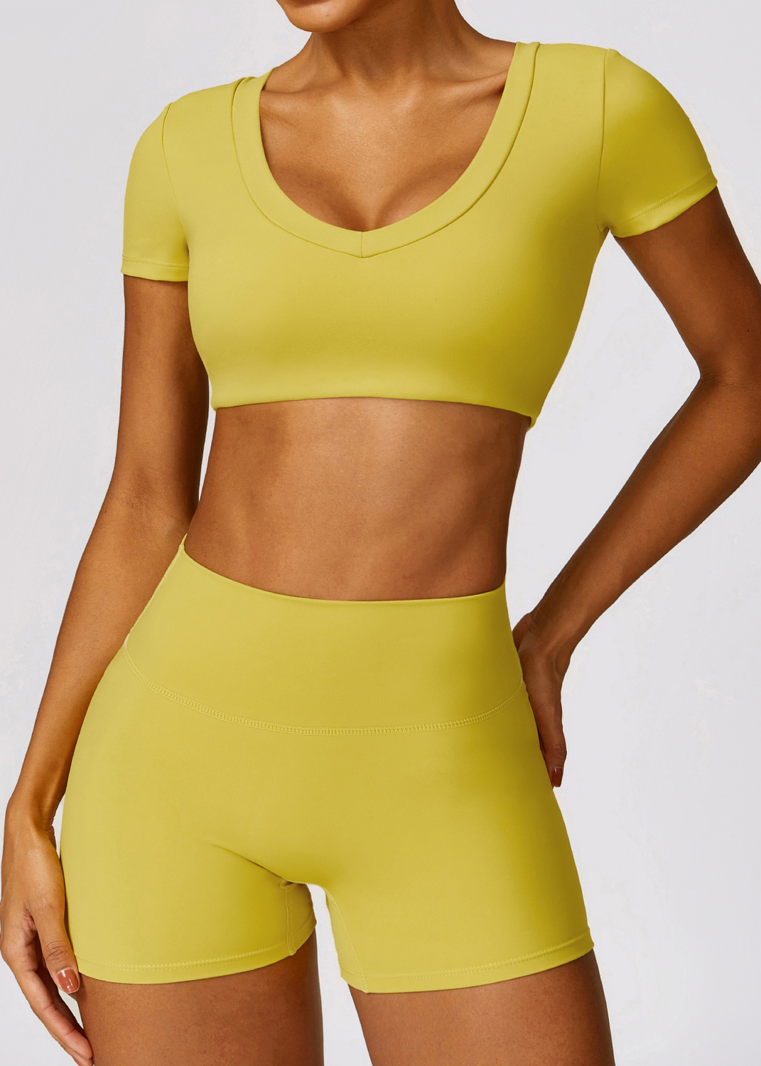 Customized Brushed High Strength Tight Yoga Wear
