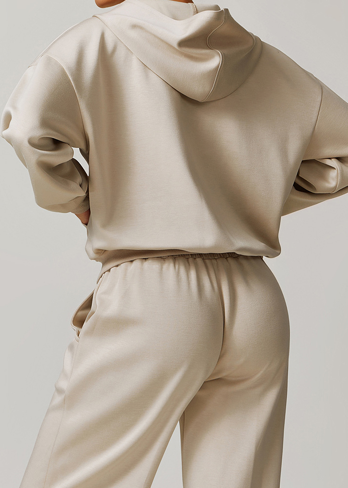 Customized Sports Sweatshirt Pure Color Casual