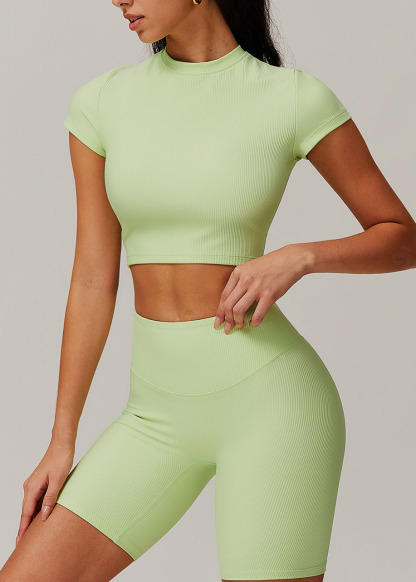 Customized Quick-drying short-sleeved yoga clothes