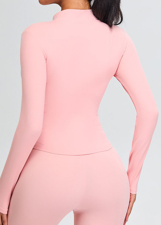 Customized Stand collar long sleeve yoga suit